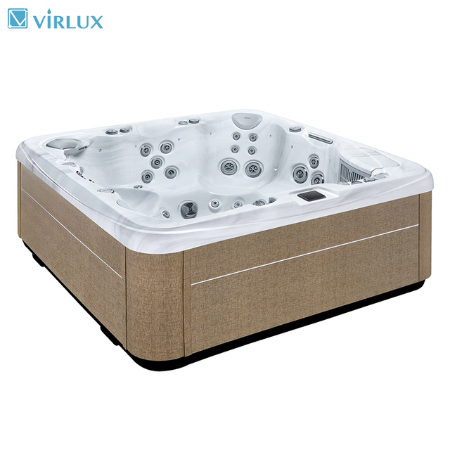 VIRLUX V1002 5-Seat Luxury Hydrotherapy Spa with Ergonomic Lounger