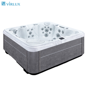 VIRLUX V1004 6-Person Family Acrylic Spa with Joyonway Smart Control