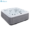 VIRLUX V1001 6-Person Outdoor Entertainment Hot Tub with 52 Jets