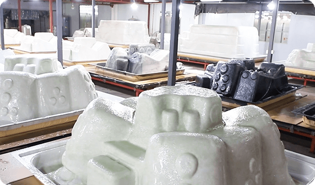 Hot Tub Lamination Process Curing