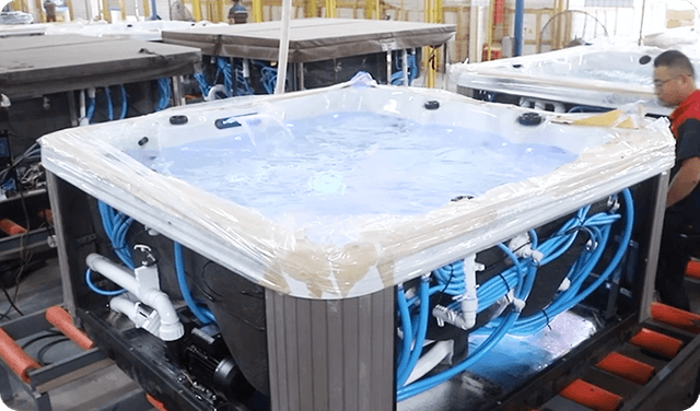Hot Tub Leak Test Testing Process