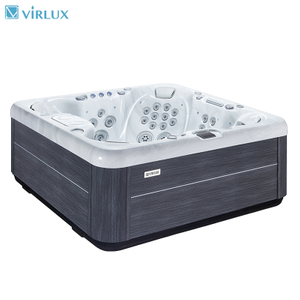 VIRLUX V1013 6-Person Aristech Acrylic Hot Tub for Backyard
