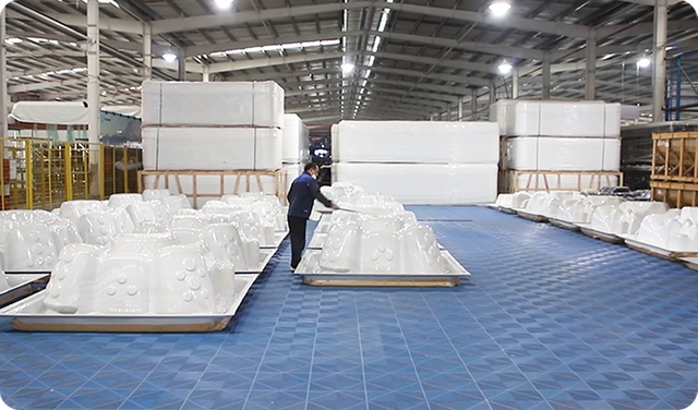 Hot Tub Lamination Process Resin Mixing