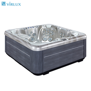 VIRLUX V1013 6-Person Aristech Acrylic Hot Tub for Backyard