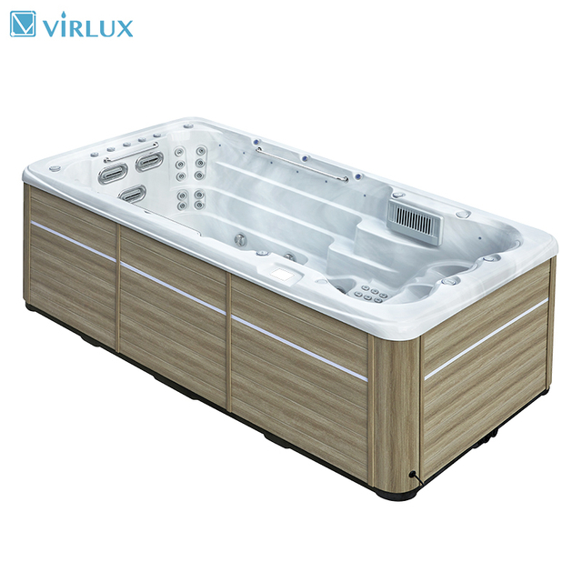 VIRLUX V8001 15ft Endless Fitness Swim Spa with Aristech Acrylic