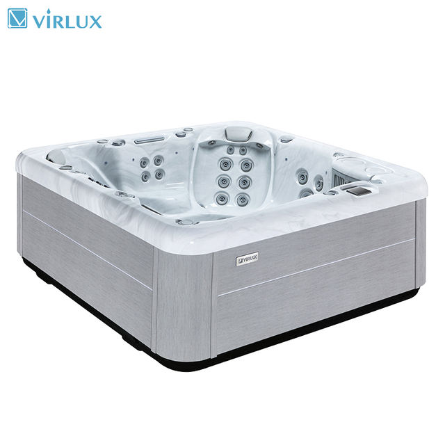 VIRLUX V1012 5-Seat Premium Lounge Hot Tub with Ozone Purification